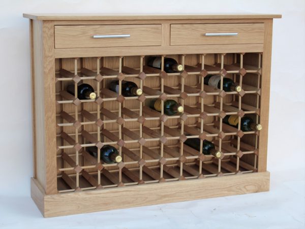 60 Bottle Wine Cabinet with Drawers