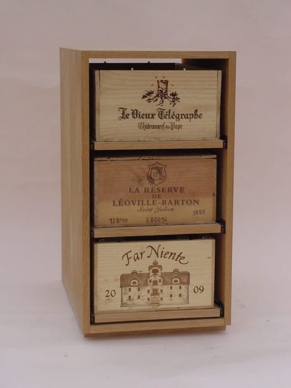 Showcase Wine Case Storage 3 Drawer