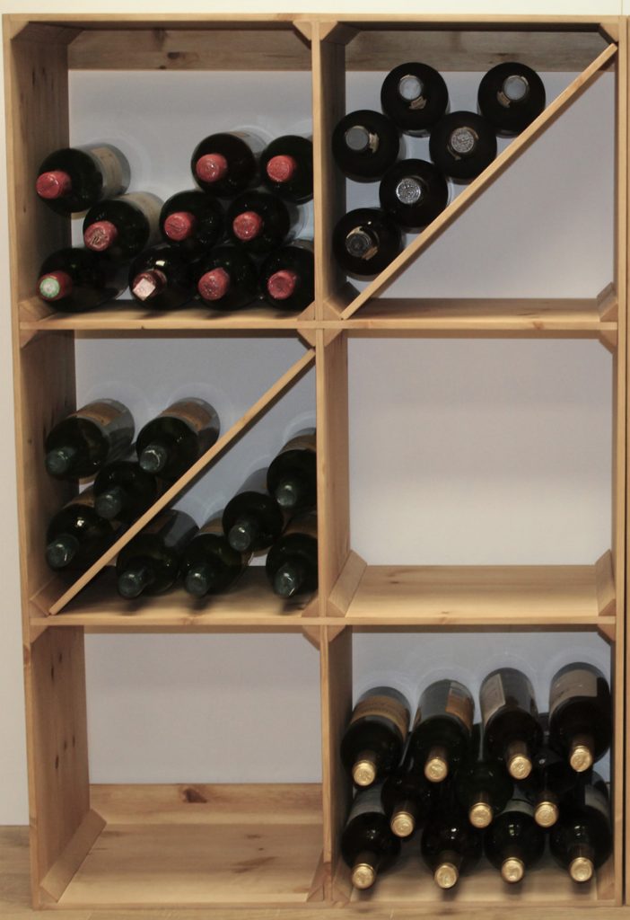 Solid Pine Smart Wine Bins Wine Racks UK
