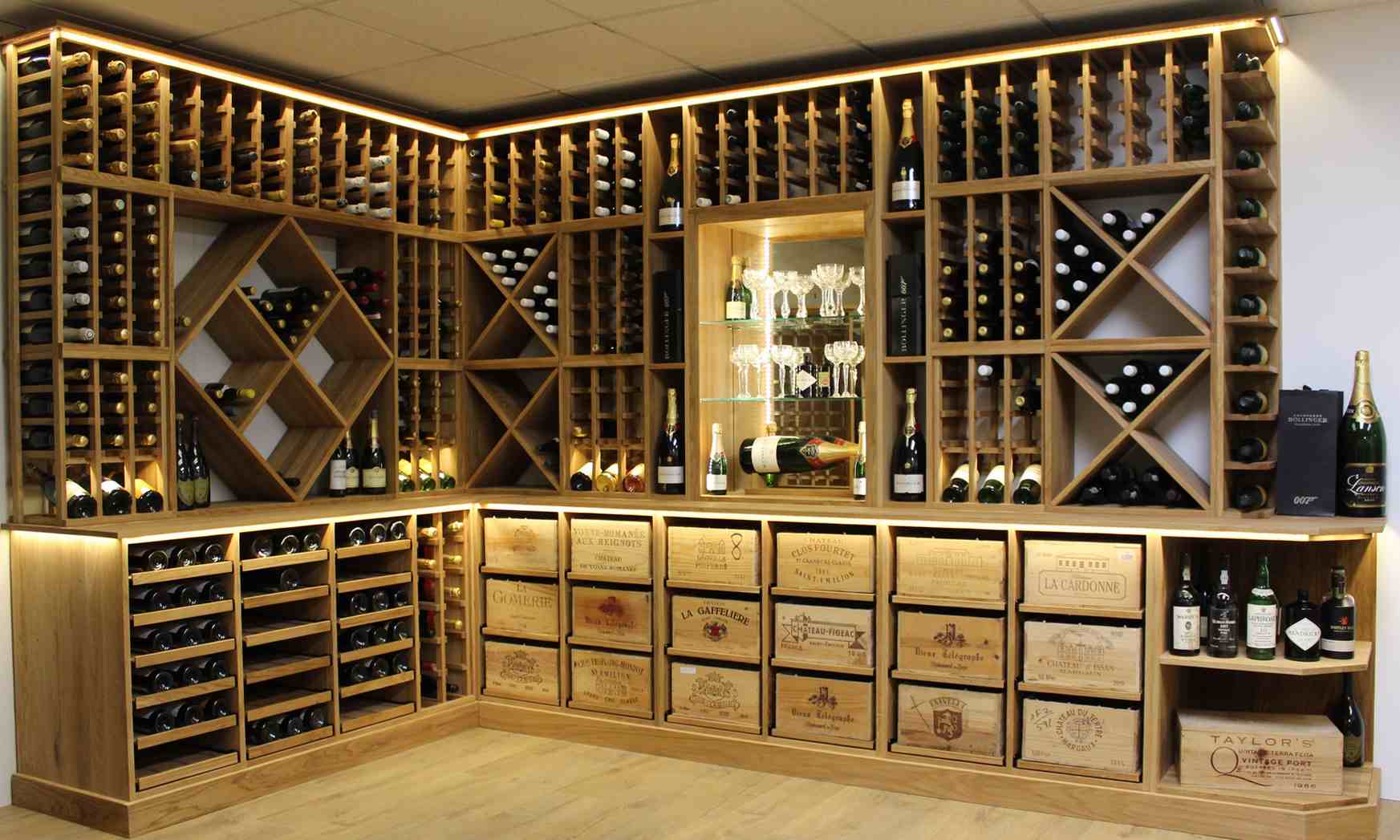 Bespoke Wine Racks Custom Cellar, Wine Shelving Unit