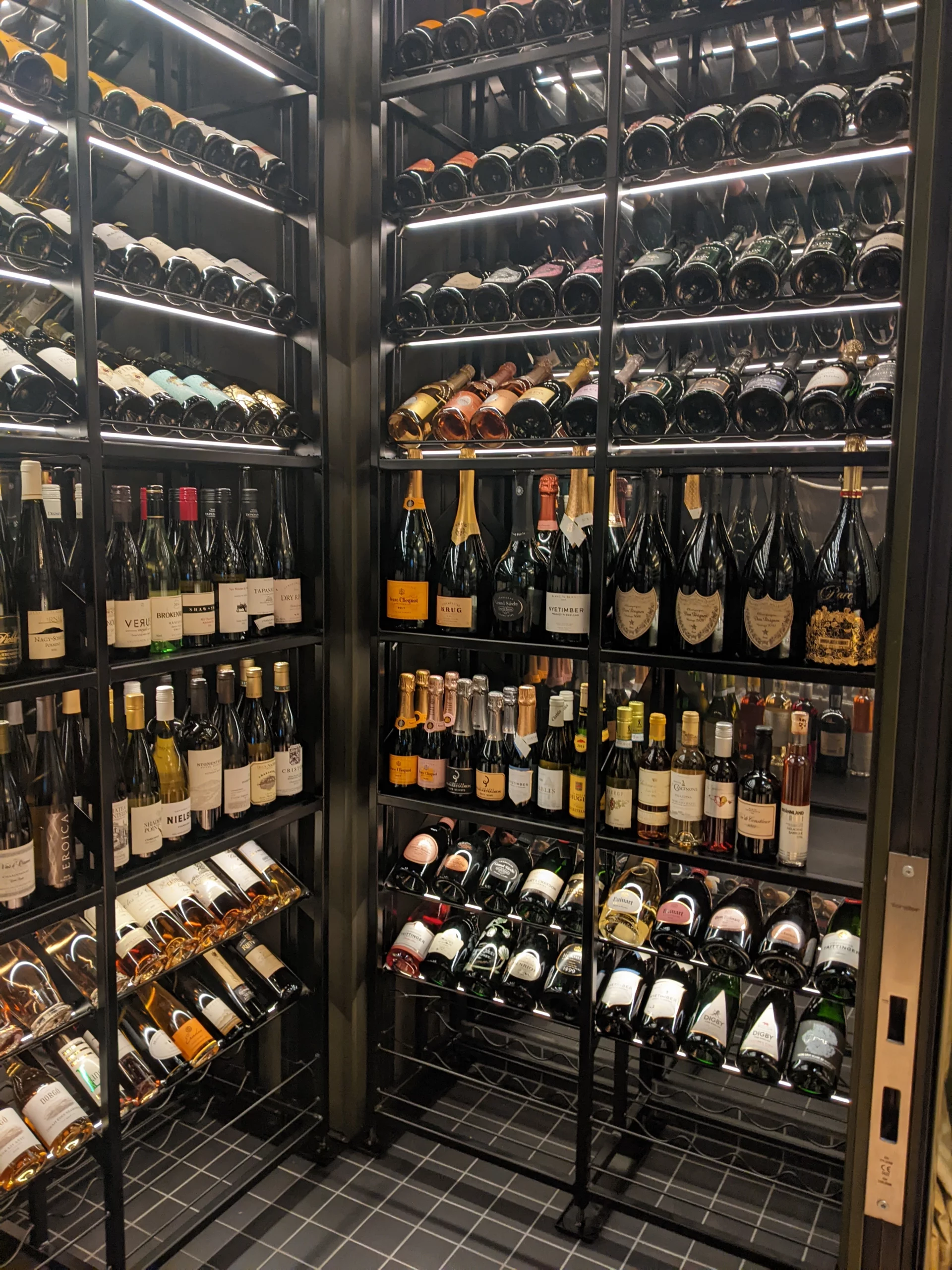 Metal wine shelf sale