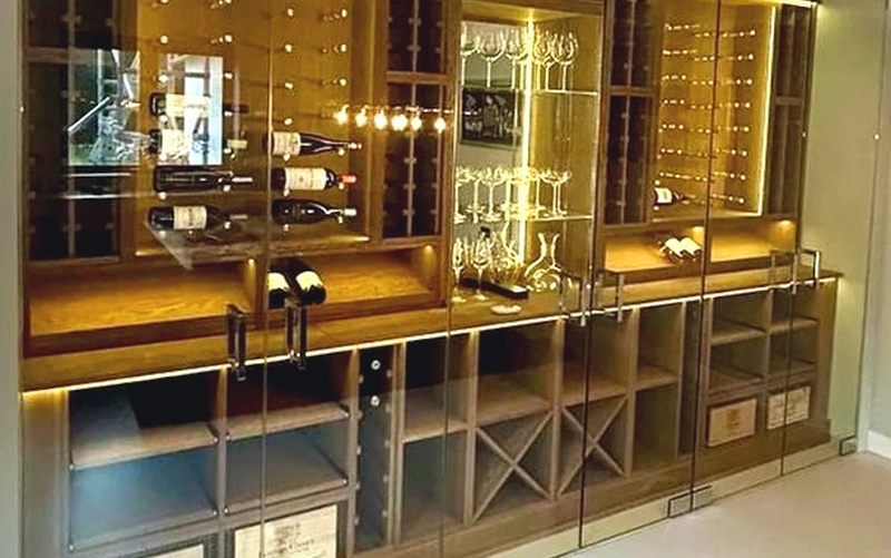 Large glazed wine wall uk featured