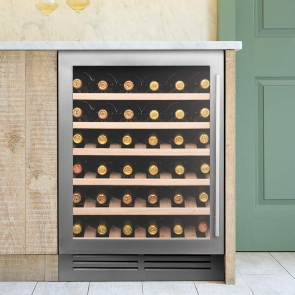 Kitchen stainless steel wine fridge 2 Wi6142-04