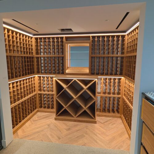 Dec 2024 danish oil wine room