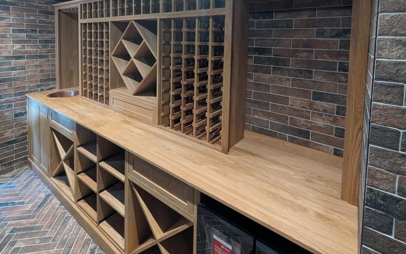 Bespoke Oak Wine Wall May 2025 -featured
