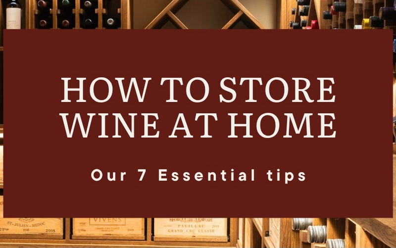 how to store wine at home