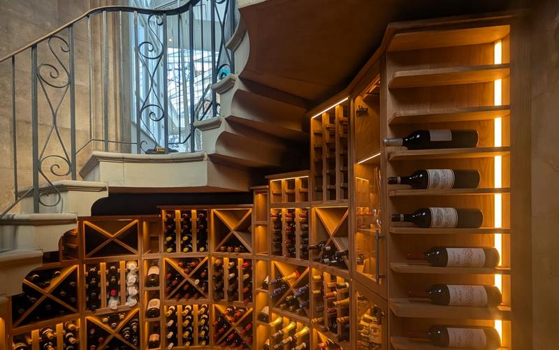 prestigious wine spiral cellar danish oil