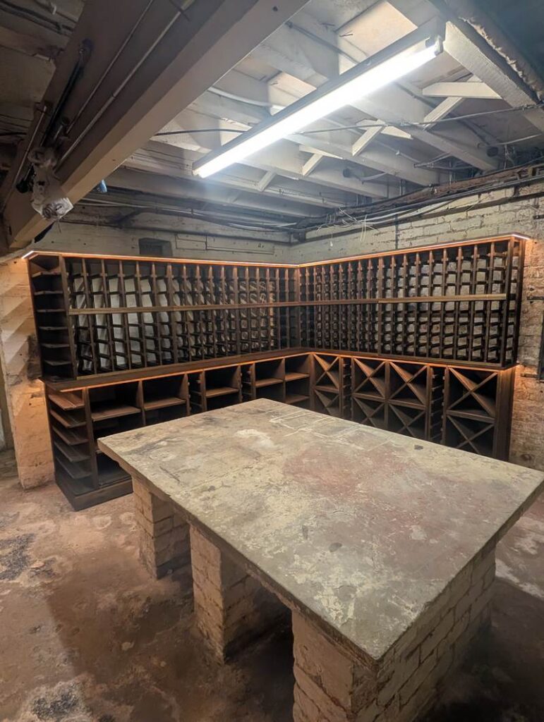 Wine cellar storage solutions