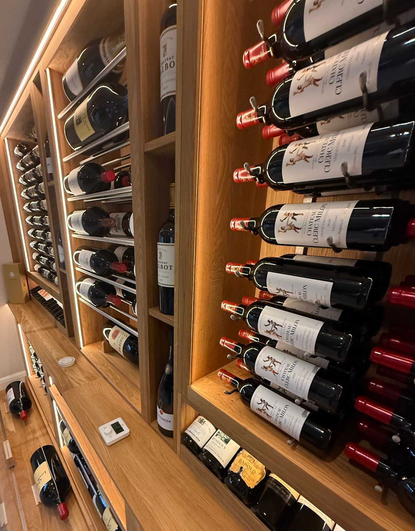 Example of wine room lighting